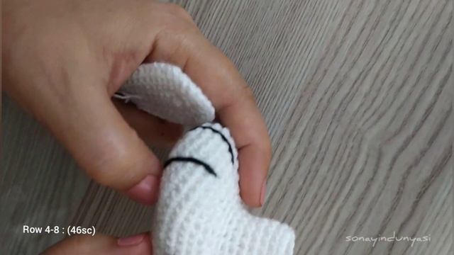 Amigurumi Snoopy Yapımı Part 1 amigurumiköpekyapımı freepatternamigurumi diy amigurumisnoopy
