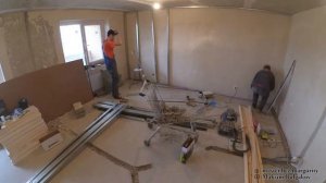 День 5 Капитальный ремонт квартиры своими руками. таймлапс