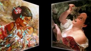 Ожившие картины великих художников