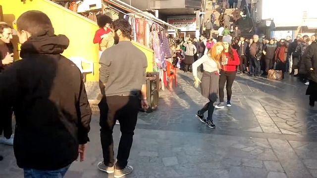 Грузинские танцы. Тбилиси, Боржомский вогзал смотреть онлайн