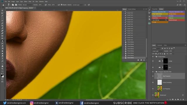 Studio Portrait Retouch In Photoshop #andredesignz смотреть онлайн