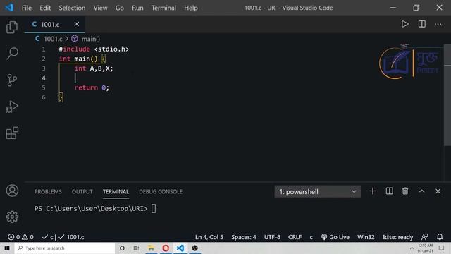 uri online judge problem 1001 solution with c | competitive programming in bangla