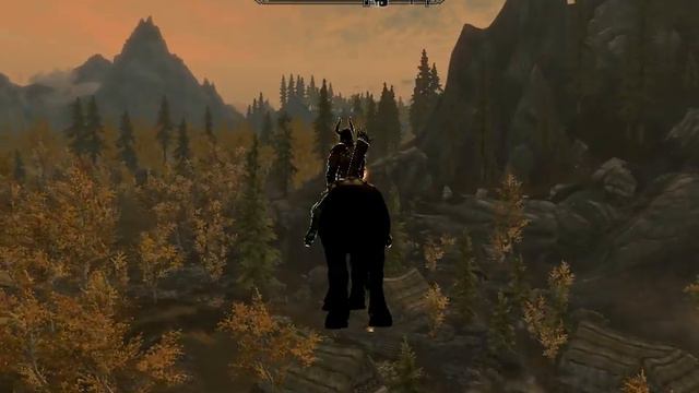 Очередные баги Скайрима - Полетели! смотреть онлайн