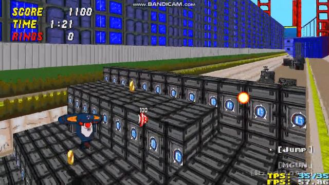 A Pig from Angry Birds escapes from the city in SRB2 смотреть онлайн