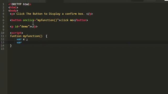 Coding challenge #1 :confirm Box Example