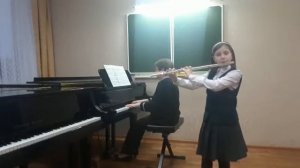 Мария Кузенко-10 лет.флейта.А.Дворжак-Юмореска