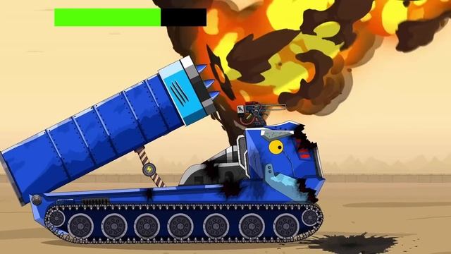 Iron Monsters Return ! World of tanks : Boss Hybrid Vs KV-44 | Cartoons about tanks смотреть онлайн