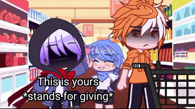 Do you want cany? meme (Gacha club) [Undertale AU] Dust x Blue💕 смотреть онлайн
