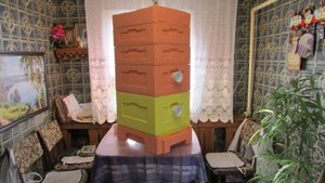 какой улей выбрать на пасеку - необычная конструкция улья с которым я работал на кочевке.mp4