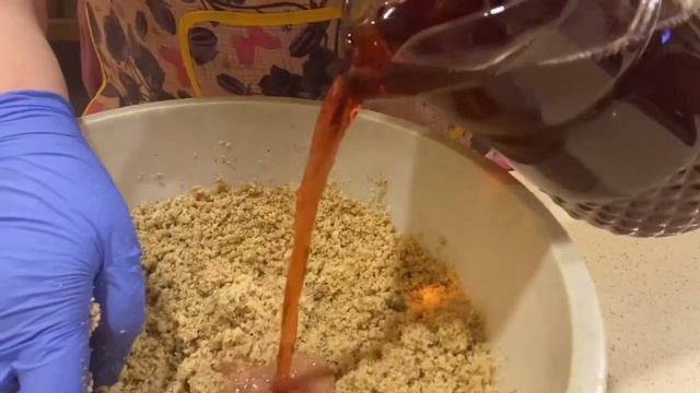 Грузинское,необычное ,,баже’’ из грецких орехов и гранатового сока - пикантный и неповторимый вкус