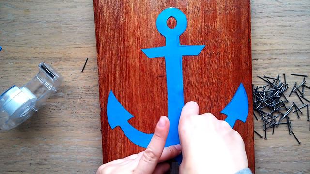 DIY String Art - Pinterest/Tumblr Anchor Tutorial #1