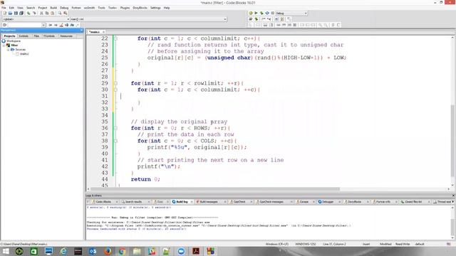 Partial 2D array homework solution смотреть онлайн