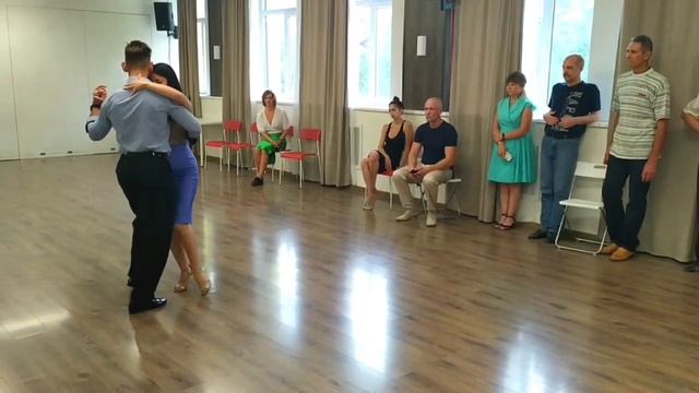 TANGO improvisation by Mironenko Alexey and Kristina смотреть онлайн
