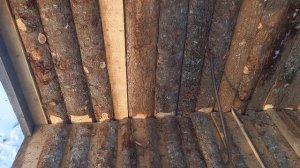 курятник из горбыля с выгулом.