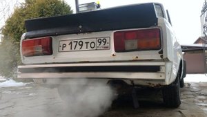 Звук выхлопа, паук ВФТС, 63м труба, банка Saab vs сток