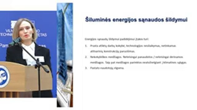 "Šiltinimo sistemų efektyvumo analizės rezultatai." Dr. Tatjana Vilutienė, VGTU смотреть онлайн