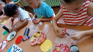 Аппликация "Веселый СВЕТОФОР"