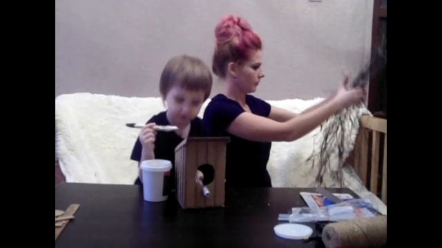 Мастер-класс по созданию скворечника из картона. смотреть онлайн