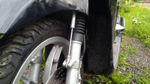 Aprilia  проверка тормозов.