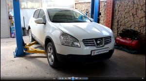 Замена сайлентблоков передних рычагов на Nissan Qashqai 2,0 4WD Ниссан Кашкай 2009