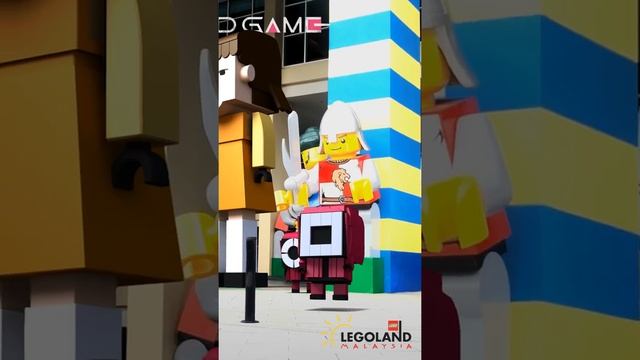 Squid Game Lego @ Legoland Themepark Malaysia Real Life #cgi  | #legoland #squidgame #shorts #lego