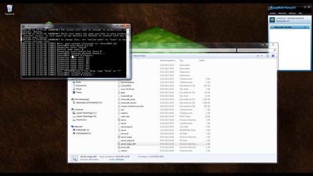 Minecraft 1.2.3 Hamachi Server Tutorial [HD] смотреть онлайн