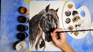 КАК НАРИСОВАТЬ ЛОШАДЬ? РИСУЕМ ЛОШАДЬ.