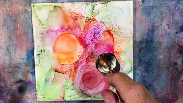 Alcohol Ink Infinity Palette Roses Tutorial (#9) смотреть онлайн