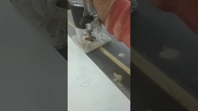 фрезеровка панели под светодиодную ленту