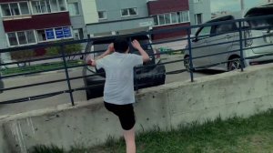 УПАЛ ВО ВРЕМЯ ПАРКУРА!! #рекомендации