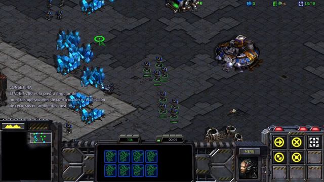 Starcraft Original | Easter egg en la pantalla de espera y misión tutorial #1 смотреть онлайн
