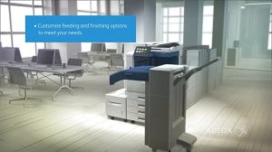 Анонсирующее видео многофункциональных устройств Xerox VersaLink серий C7000 и C7100
