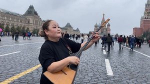 Калмыцкая домбра на красной площади