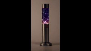 Мини лава-лампа 21см Фиолетовая/Блёстки (Глиттер)