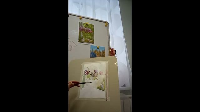 Как писать пятном акварелью и зачем!