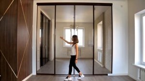 Раздвижные стеклянные перегородки