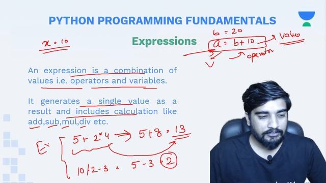 Class 11 | Python Expressions-4 | Operators | Arithmetic & Logical Operators | Shubham Bharadwa