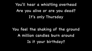 Colonel Bagshot, Six Days War Lyrics