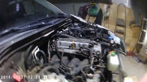 Снятие двигателя Сузуки Гранд Витара J20A для ремонта