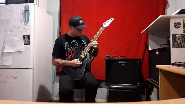 Ibanez RG421EX-BKF and BOSS Katana 100 - Metal смотреть онлайн