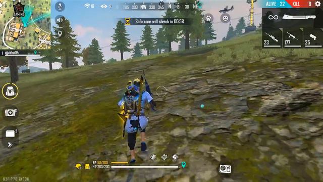 AWM 19 Kill Solo vs Squad Free Fire OverPower Gameplay смотреть онлайн