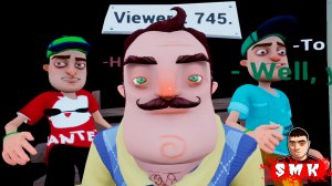 ШОУ ПРИВЕТ СОСЕД!СБЕЖАЛИ ОТ СОСЕДА!ИГРА HELLO NEIGHBOR MOD KIT ПРОХОЖДЕНИЕ МОДА HELLO THEODORE!FUNNY