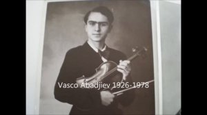 Vasco Abadjiev, J. S. Bach ,Partita № 2, Chacone