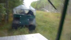 Вездеход с двигателем ОКА на колёсах ТРЭКОЛ