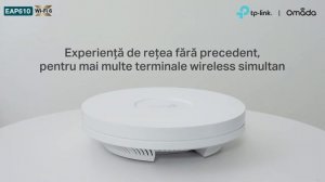 TP-Link Enterprise | Prezentare scurtă Omada EAP610 - Access Point Wi-Fi 6 Dual-Band Gigabit AX1800