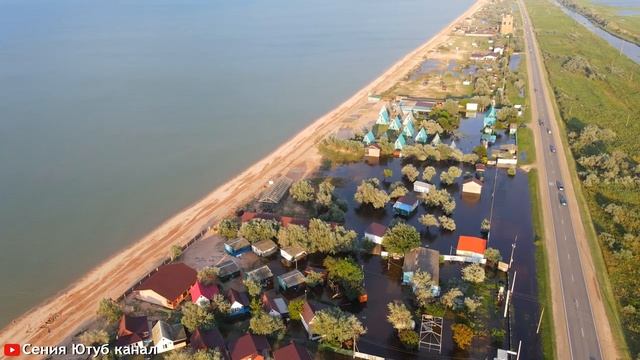 Все гостиницы и кемпинги стоят в воде! Последствия потопа в Краснодарском крае Пересыпь - Голубицка