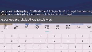 команда /scoreboard в майнкрафт пе.