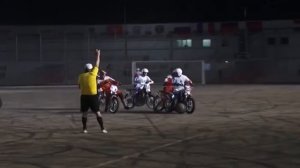 "Первая победа" - российские мотоболисты победили французов в рамках Чемпионата Европы по мотоболу