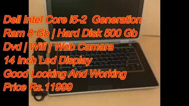 Dell Intel Core i5-2 Generaction Laptop Rs.11999 | Used Laptop Sales In Coimbatore смотреть онлайн