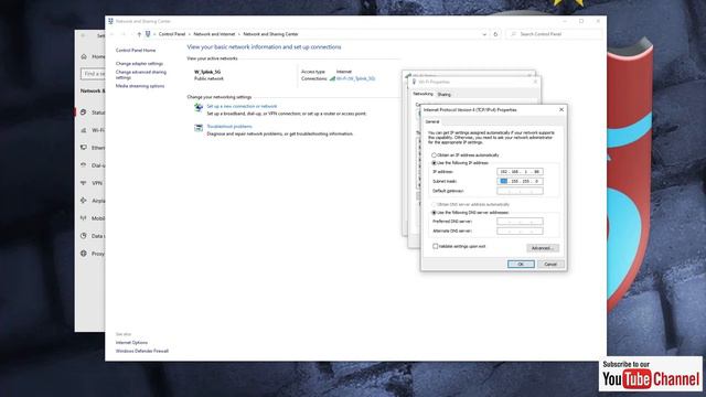 How to Setup Static IP Address and Find Your Current IP Address in Windows 10 смотреть онлайн